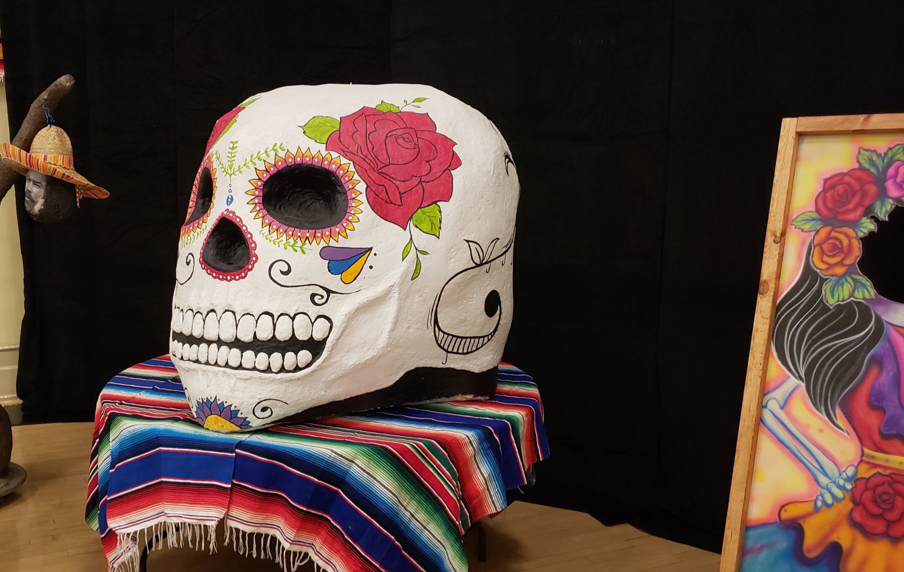 dia de los muertos skull